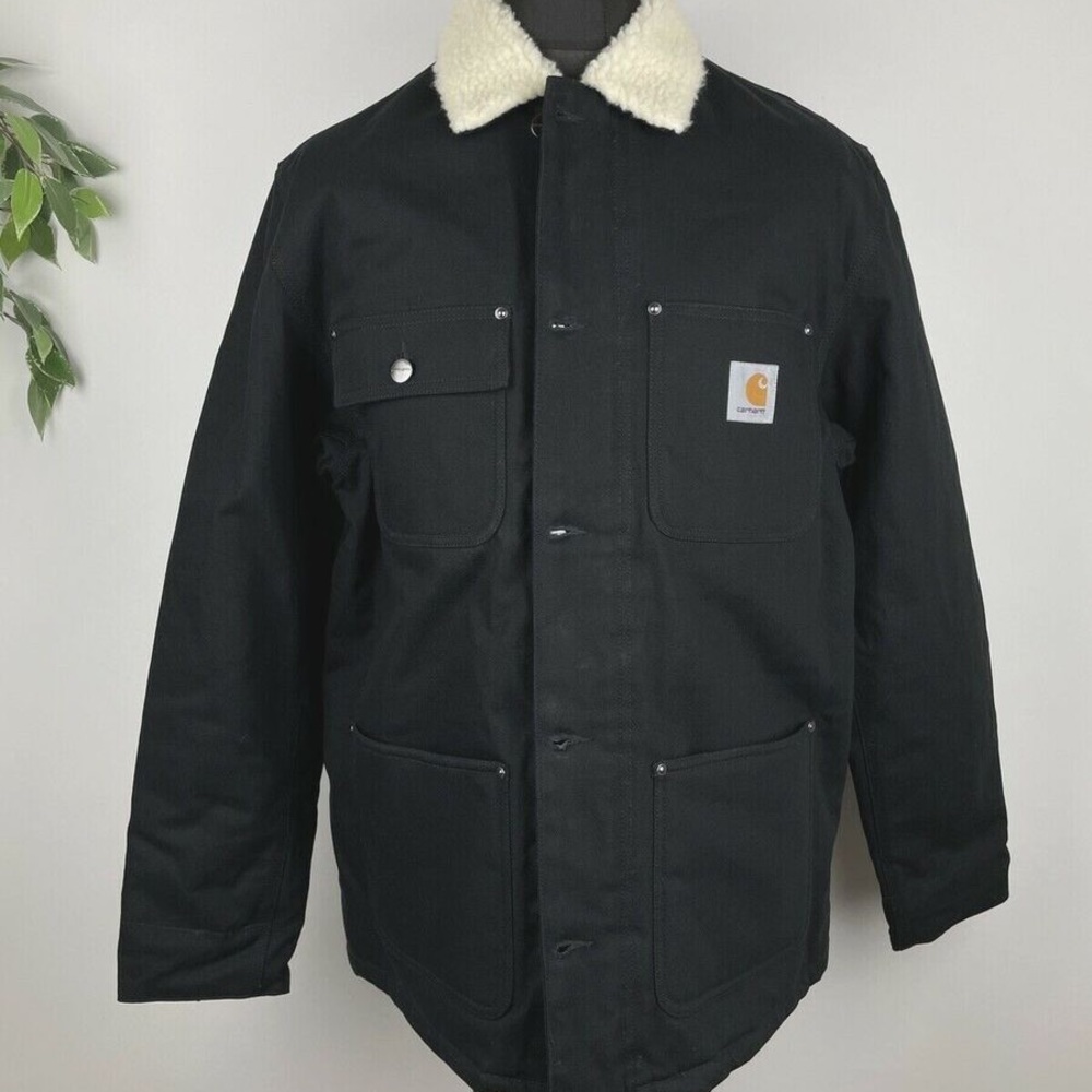 Carhartt Wip Fairmount Coat Black size Small New with Tags